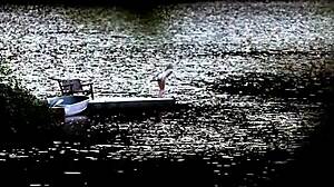 Supernatural sexy bikini girl swimming in the pool!