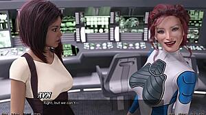 Stranded in space adventure with cute character Elsie exploring her identity