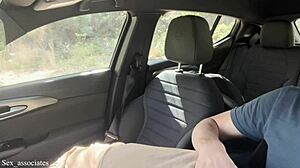 Wife experiences first dogging in France