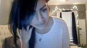 briana lee masturbating her natural tits on webcam? april 8th show