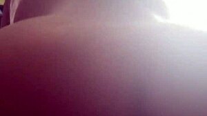 Big ass ebony woman feels intense emotions during riding session, pov highlighting her curves and pleasure