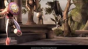 wonder woman in this hentai compilation fucks ares with her monster cock skills.