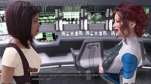 Stranded in space adventure with cute character Elsie exploring her identity