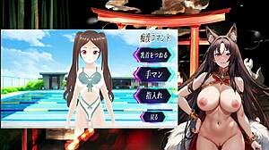 Playing hentai game with sex in train. 😏