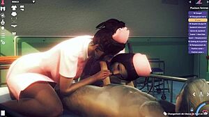 3D Animation HS2 Two Nurses FUCKING In Hentai Style