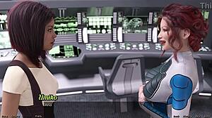 Stranded in space adventure with cute character Elsie exploring her identity