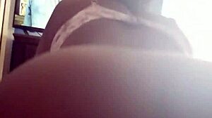 Big ass ebony woman feels intense emotions during riding session, pov highlighting her curves and pleasure