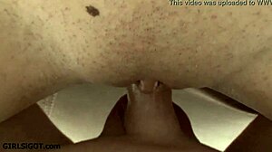 Cute teen girlfriend GOBBLES up ORGASM in DOGGY STYLE SEX at home.