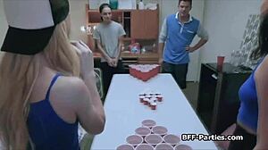 From Beer Pong To Hot Orgy With Four Teens In Dorm