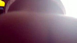 Big ass ebony woman feels intense emotions during riding session, pov highlighting her curves and pleasure