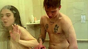 Megan Marx Tries Wild Shower Sex Moves Now!