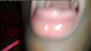 Jhodez1 fucks his submissive ebony stepsister's shaved pussy, cumming on her hole.