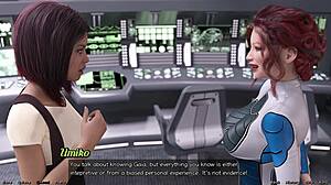 Stranded in space adventure with cute character Elsie exploring her identity