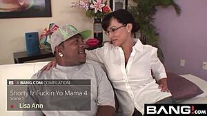 Lisa Ann Rides Big Black Cock Boldly