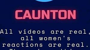 Excited Blonde Tries All Night Ride