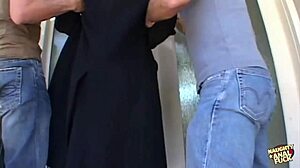 Blonde Construction Worker Takes Three Cocks and Three Anal Creampies with Ease