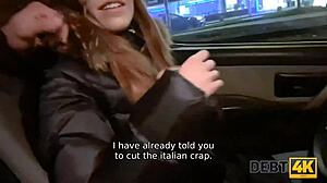 I gotta talk to tha boss fer sex wit tha debtor. She's Czech n gives rough blowjobs in POV.