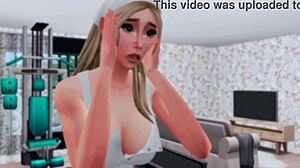 I stepmom join husband and stepdaughter in deep throat bukkake