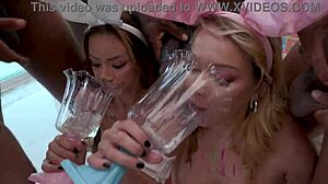 Man, I love sexy bunnies larissa leite in dp action!