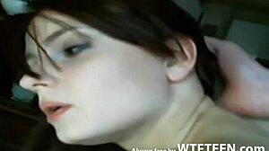 Gorgeous teen gets fucked doggy style on webcam nightly. Her tight body shines at 1hottie.