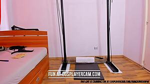 I'm gonna show her who's boss with tight bondage