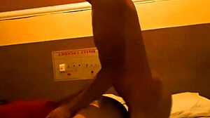 Passive Partner Eats Ball With Satisfaction