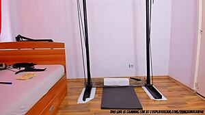 I'm gonna show her who's boss with tight bondage