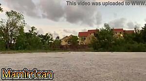 Fucking Hard After Outdoor Workout!