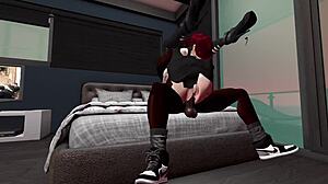 Second Life Black Man Fucks Redhead White Woman Then Showers