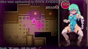 My futa loses control to her hand and pussy toy!