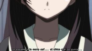 Teen 18+ girlfriends Katou and Sekai explore routes in School Days Bloody Train Part 4