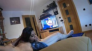 Can't watch Naruto with my roommate without getting a facial?