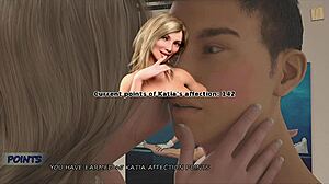 Redhead Katia Stretches Hot Body In Homemade 3D Erotic Scene