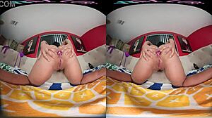 Sexy Colombian Babe FUCKS Her ASS With A Toy In VR!