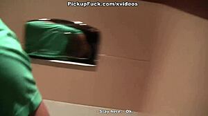 two amateur girls suck dick for 100 dollars in the public toilet