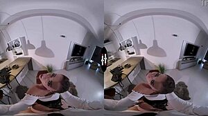 In Dark Room VR, Josephine gives blowjob in POV scandal