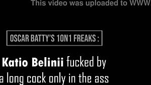 watch katia belinii get her pussy and ass fucked by big cock in anal?