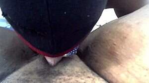 naughty stepson licks ebony step-mom's pussy till she moans loud