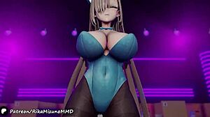 Asuna and Karine Perform Fascinating Dance in Blue Archive 3D Hentai
