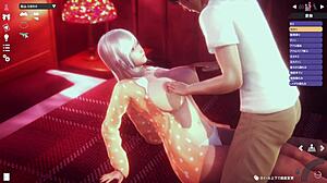 ハニーセレクト白髪の女の子と思いっきりセックス