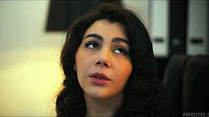 cherry kiss, possessed, dominates valentina nappi with intense scissoring