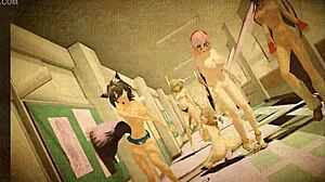 Marine dances naked as goddess in sailor outfit