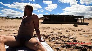 Straight Guy's Emotional Gay Awakening on the Beach