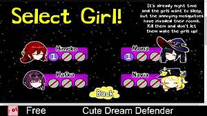 Cute Dream Defender in Erotic Anime Game!