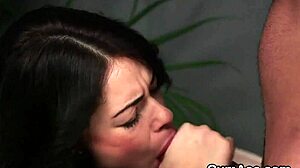 Wacky Honey Receives Facial Bukkake and Swallows Cum Load