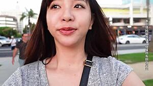 lewd asian milf gets creampie on honeymoon 😏