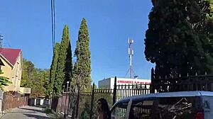 widow tricks guys into haunted house for wild fucking.