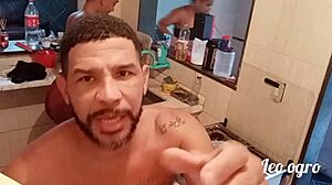 In the kitchen where the fun started with Myllena Rios 😘