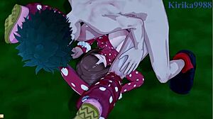 Kinoko Komori And Mei Hatsume And Izuku Midoriya Intense Sex - My Hero Academia Hentai!