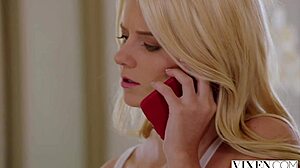 I watch my naughty teen cheat while handcuffed